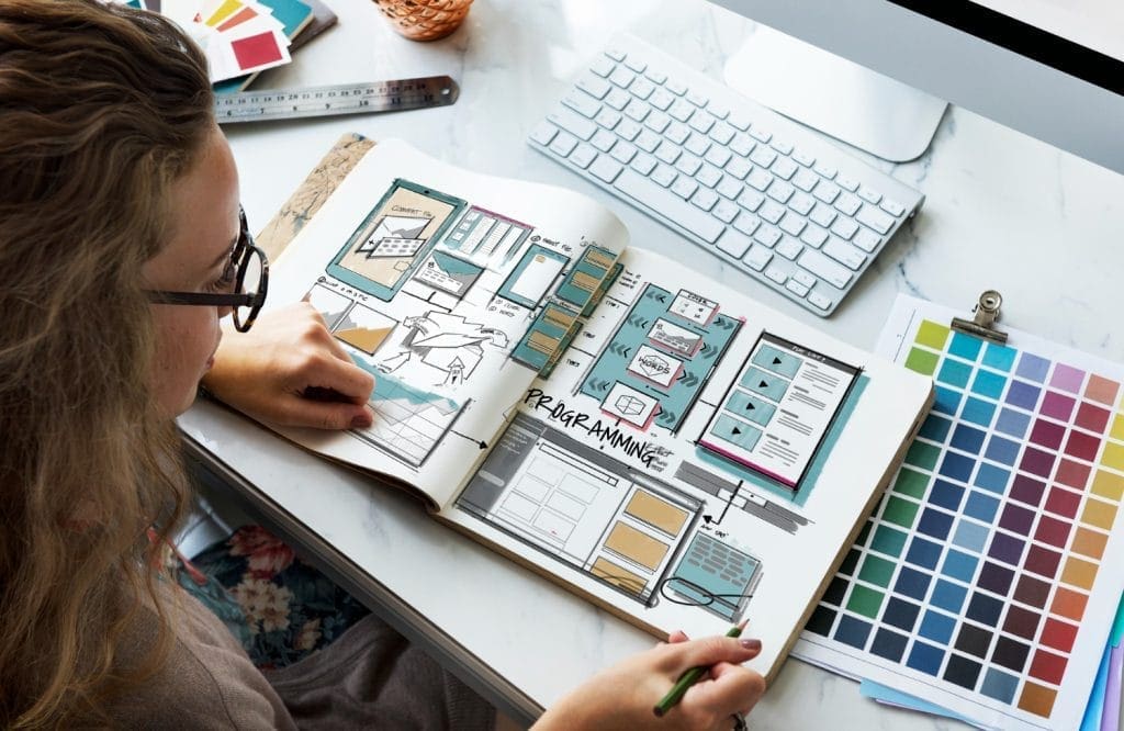 Website design and development in action