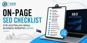 On-Page SEO Checklist for Australian Small Business Websites (2026)